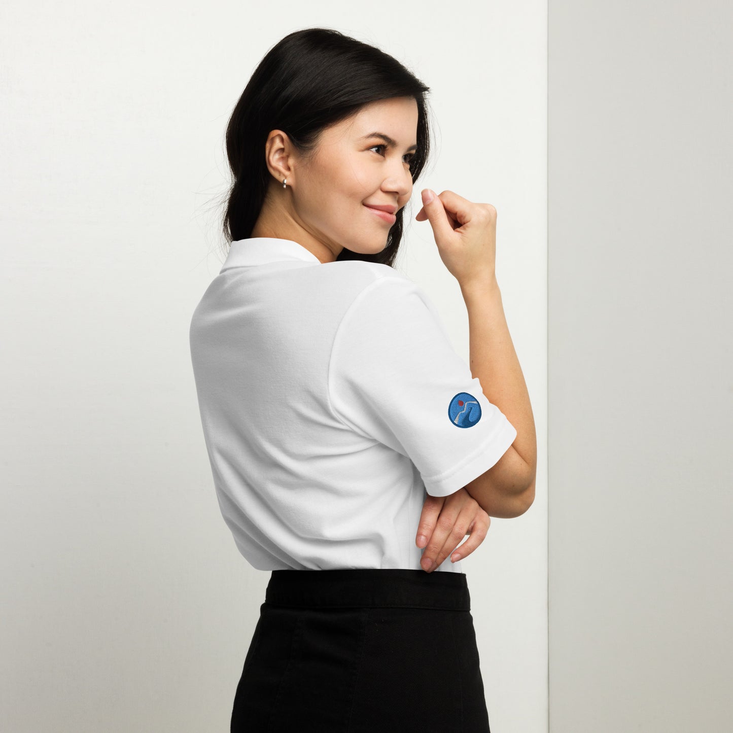 Ringing Image Unisex pique polo shirt