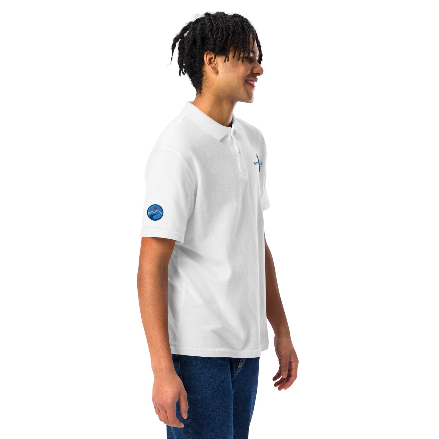Ringing Image Unisex pique polo shirt