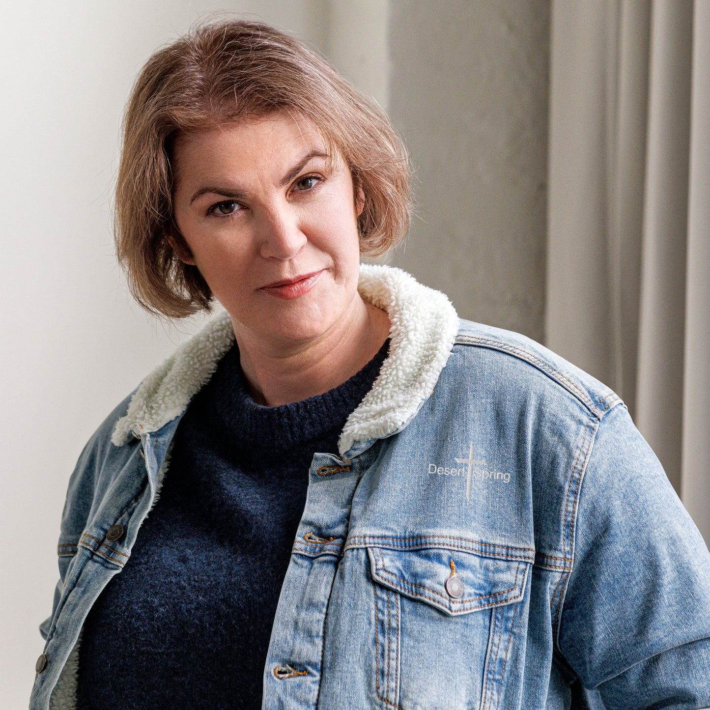 Unisex denim DSUMC sherpa jacket