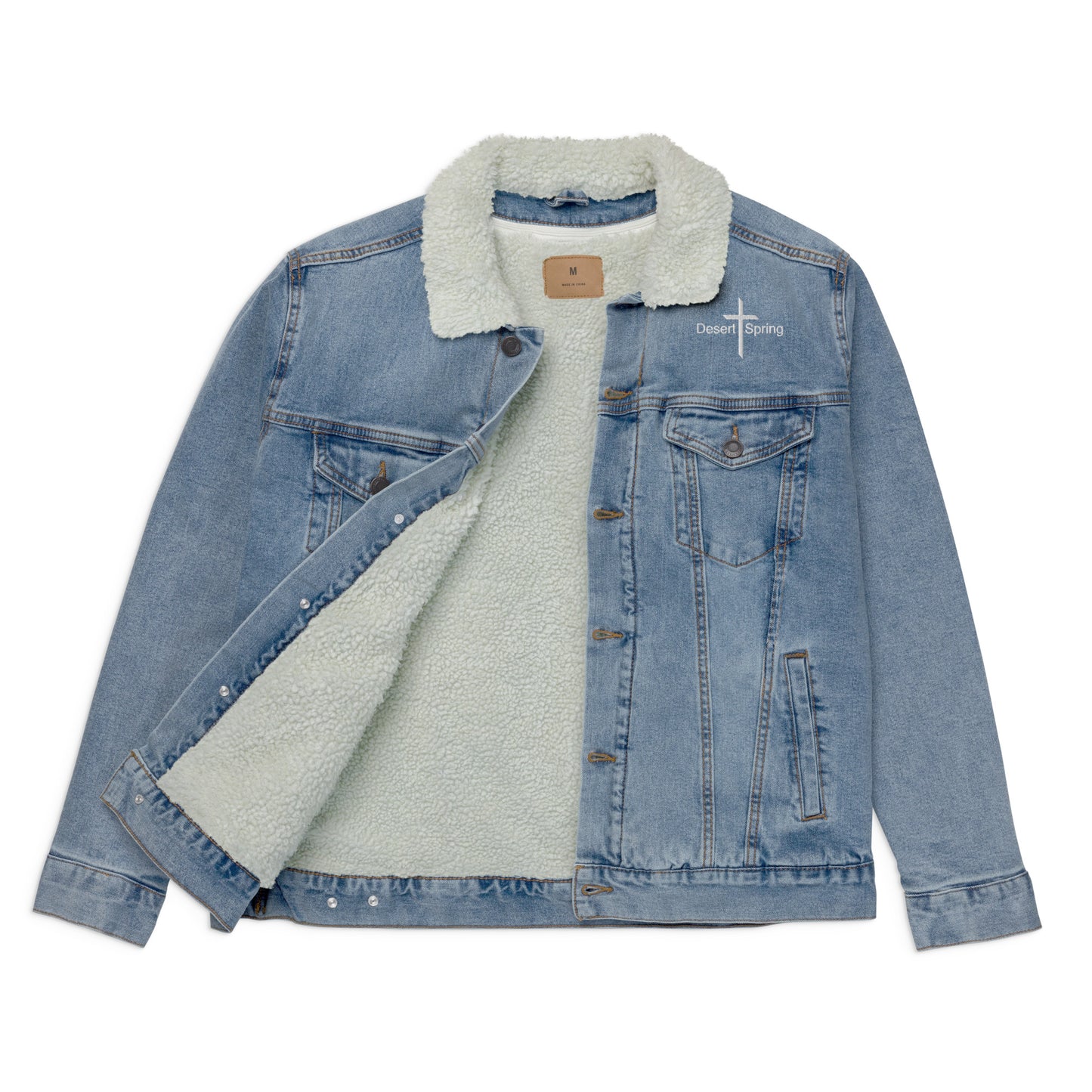 Unisex denim DSUMC sherpa jacket