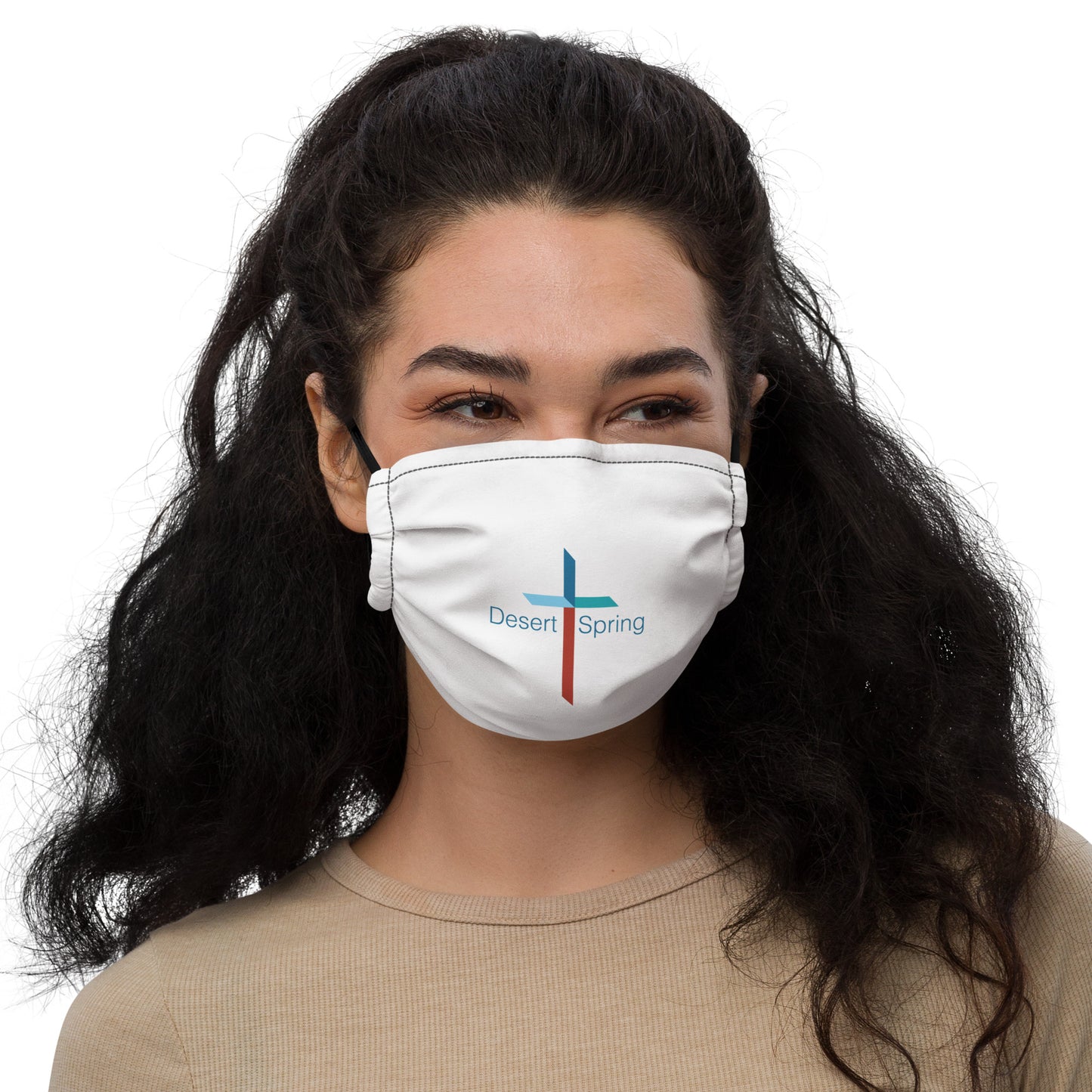 Desert Spring Cross Premium face mask