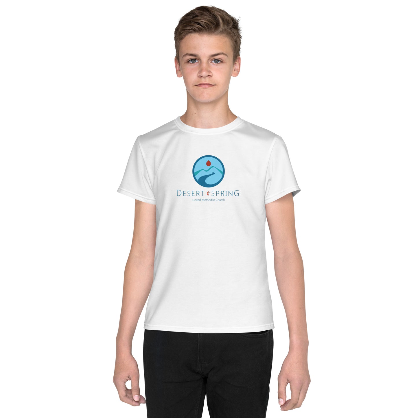 Desert Spring Logo Youth crew neck t-shirt