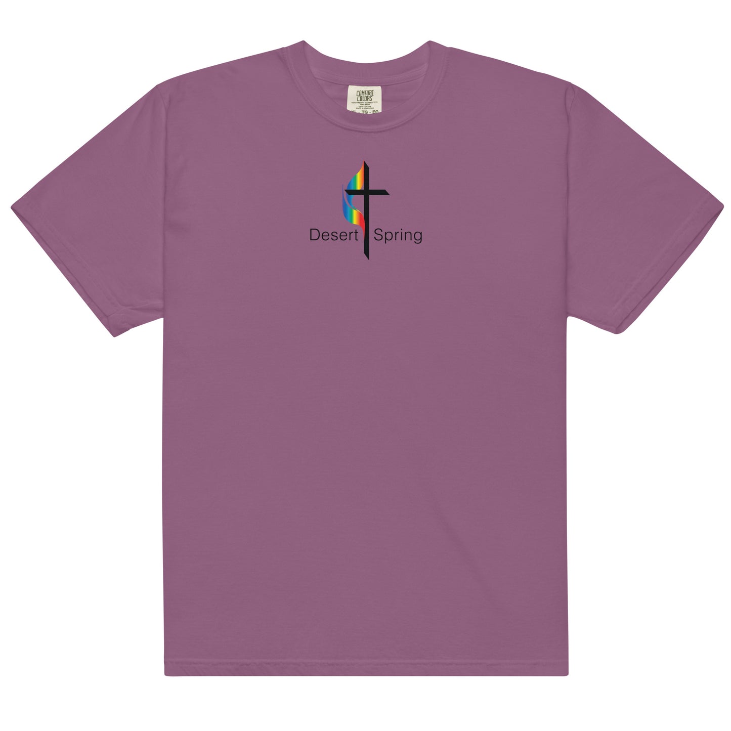 Men’s Pride Cross heavyweight t-shirt
