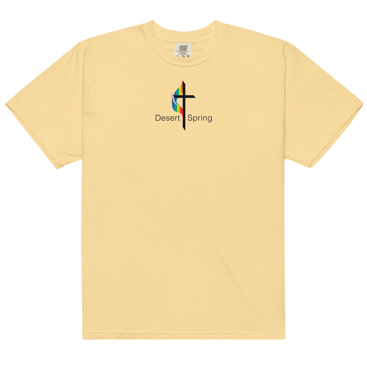 Men’s Pride Cross heavyweight t-shirt