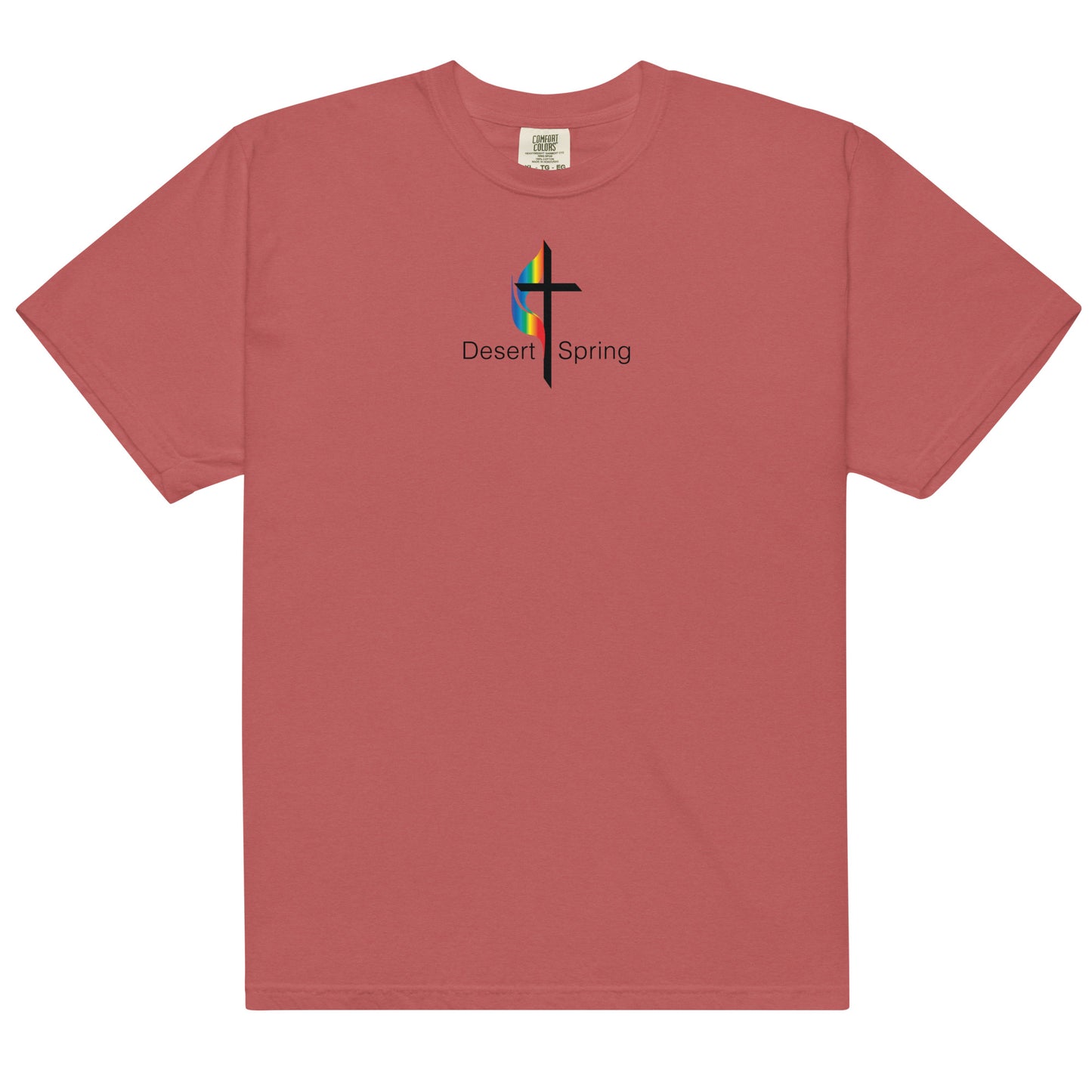 Men’s Pride Cross heavyweight t-shirt