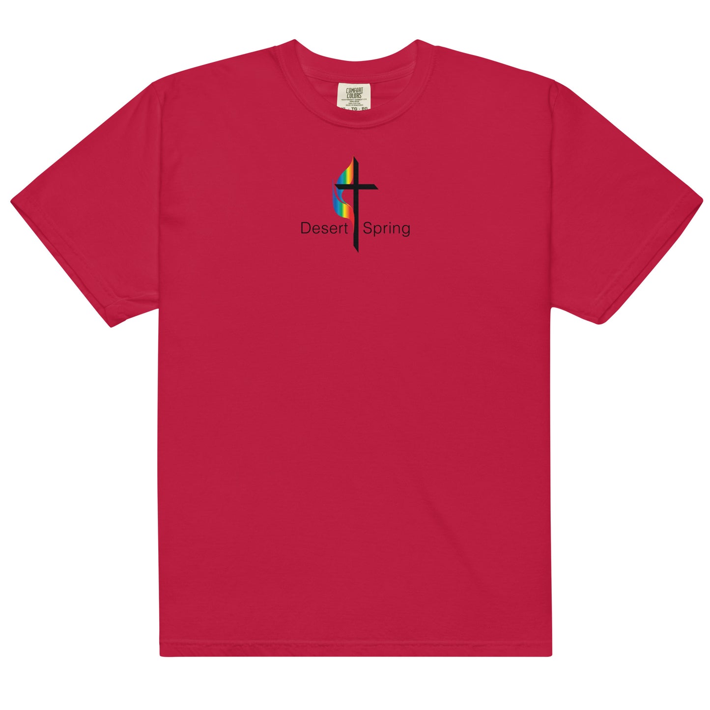Men’s Pride Cross heavyweight t-shirt