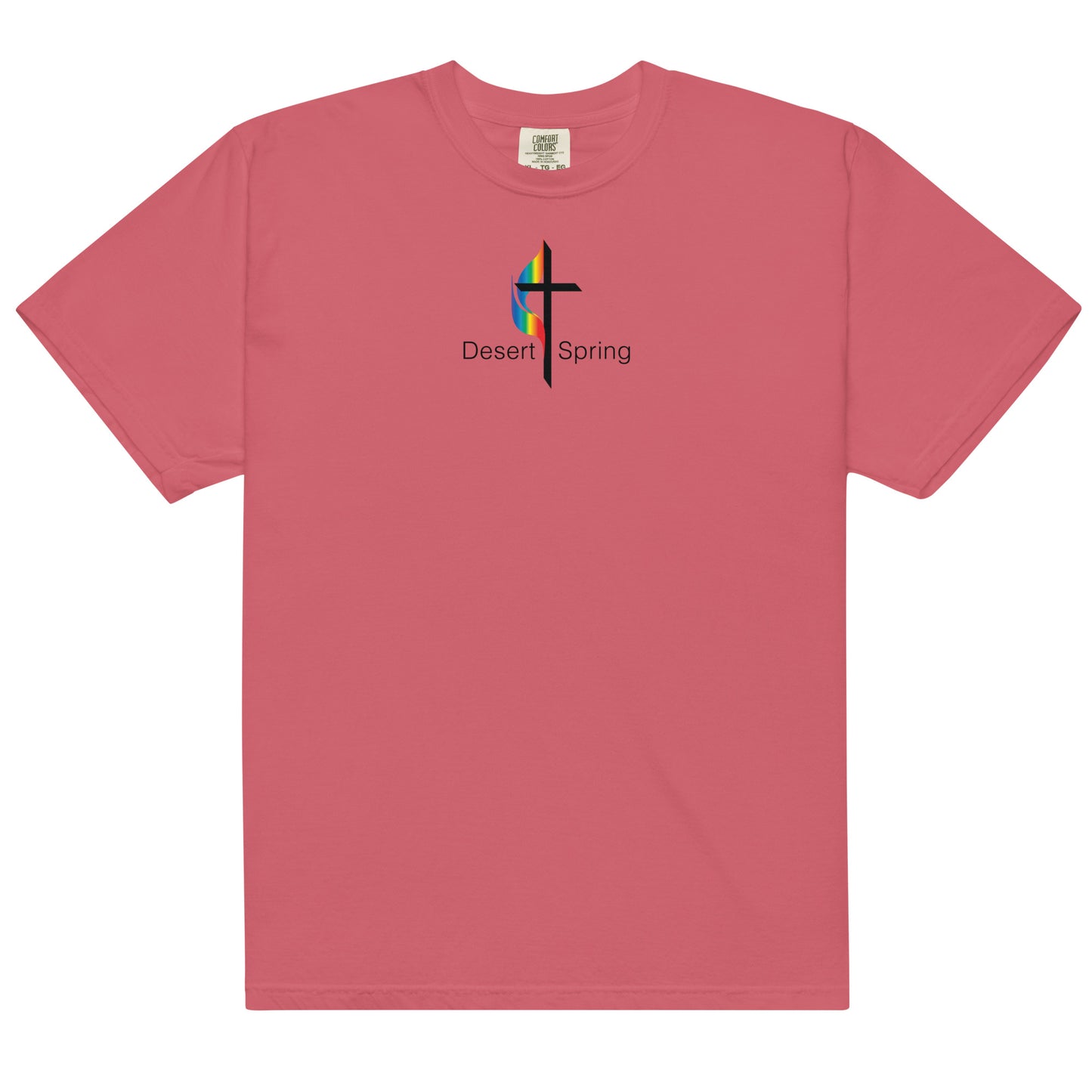 Men’s Pride Cross heavyweight t-shirt