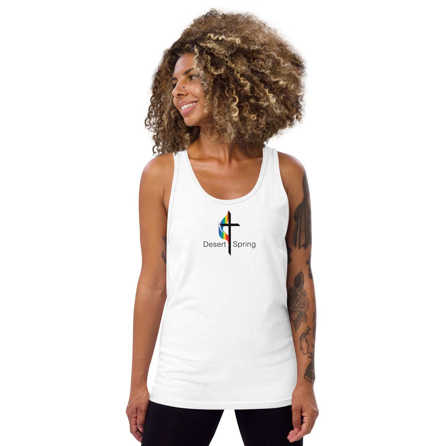 Unisex Pride Cross Tank Top