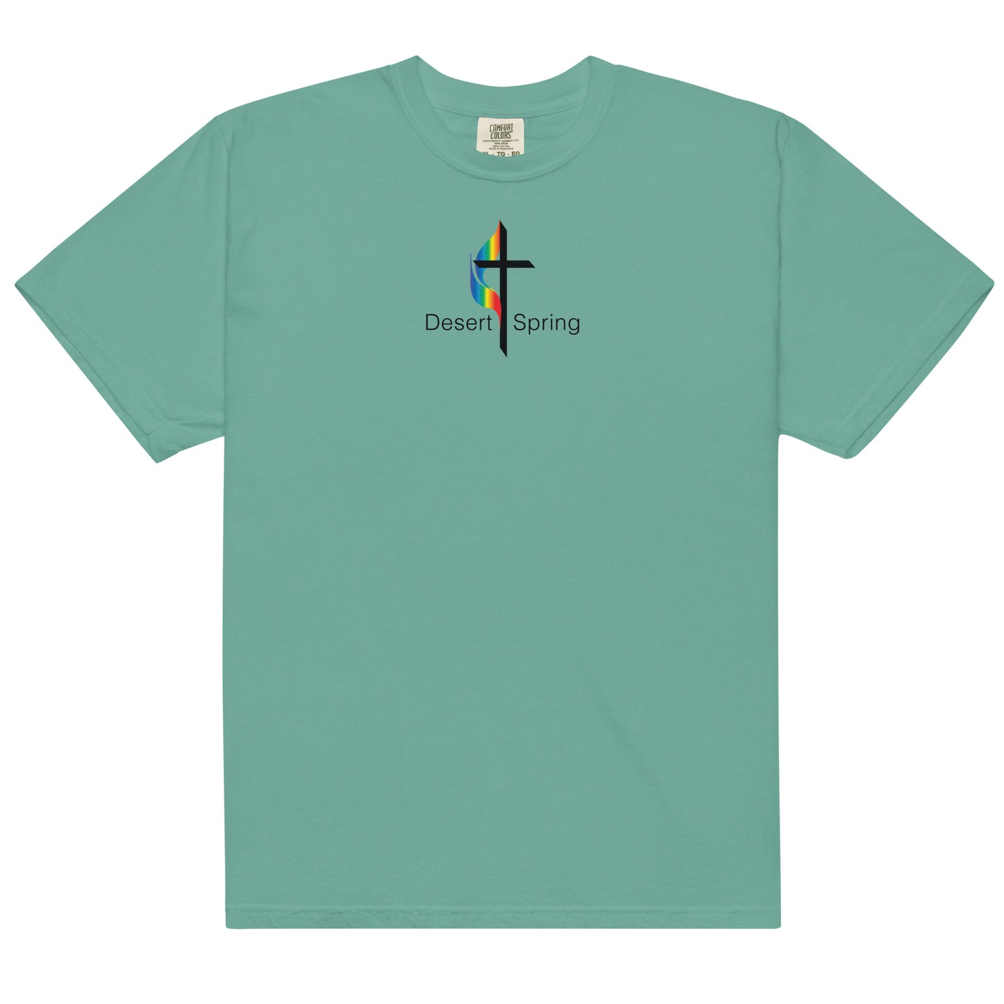 Men’s Pride Cross heavyweight t-shirt