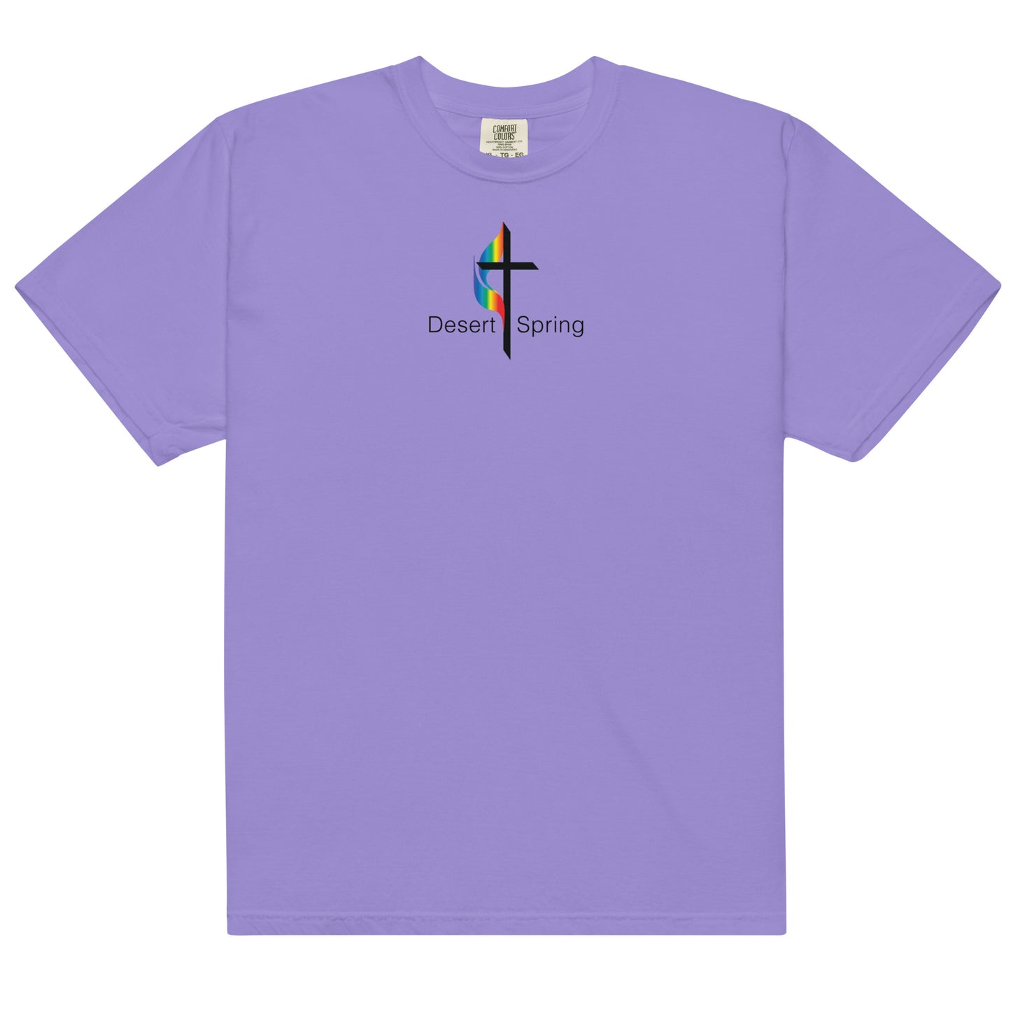 Men’s Pride Cross heavyweight t-shirt